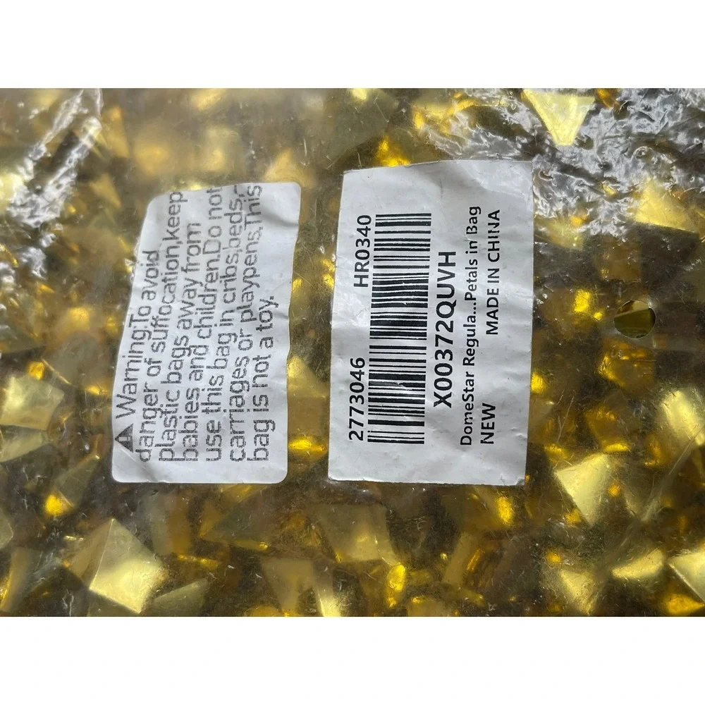 DomeStar Regular Gold Petals Bulk 2 Bags Decorative Table Scatter HR0340‎ NEW